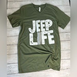 Jeep Life Bella Canvas Shirt Size Medium